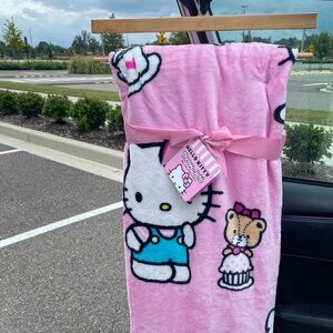 Hello kitty teddy Bear Blanket